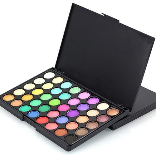 Beauty colors - paleta de sombras  com 40 cores - Quality Life Store