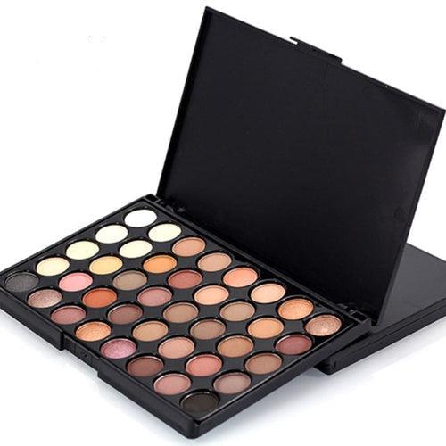 Beauty colors - paleta de sombras  com 40 cores - Quality Life Store